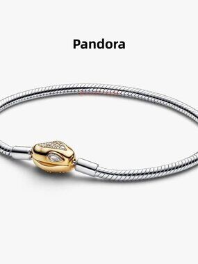 Pandora Snake Clasp & Chain Bracelet